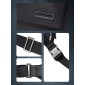 ARCTIC HUNTER τσάντα Crossbody XB00837, 3.5L, μαύρη