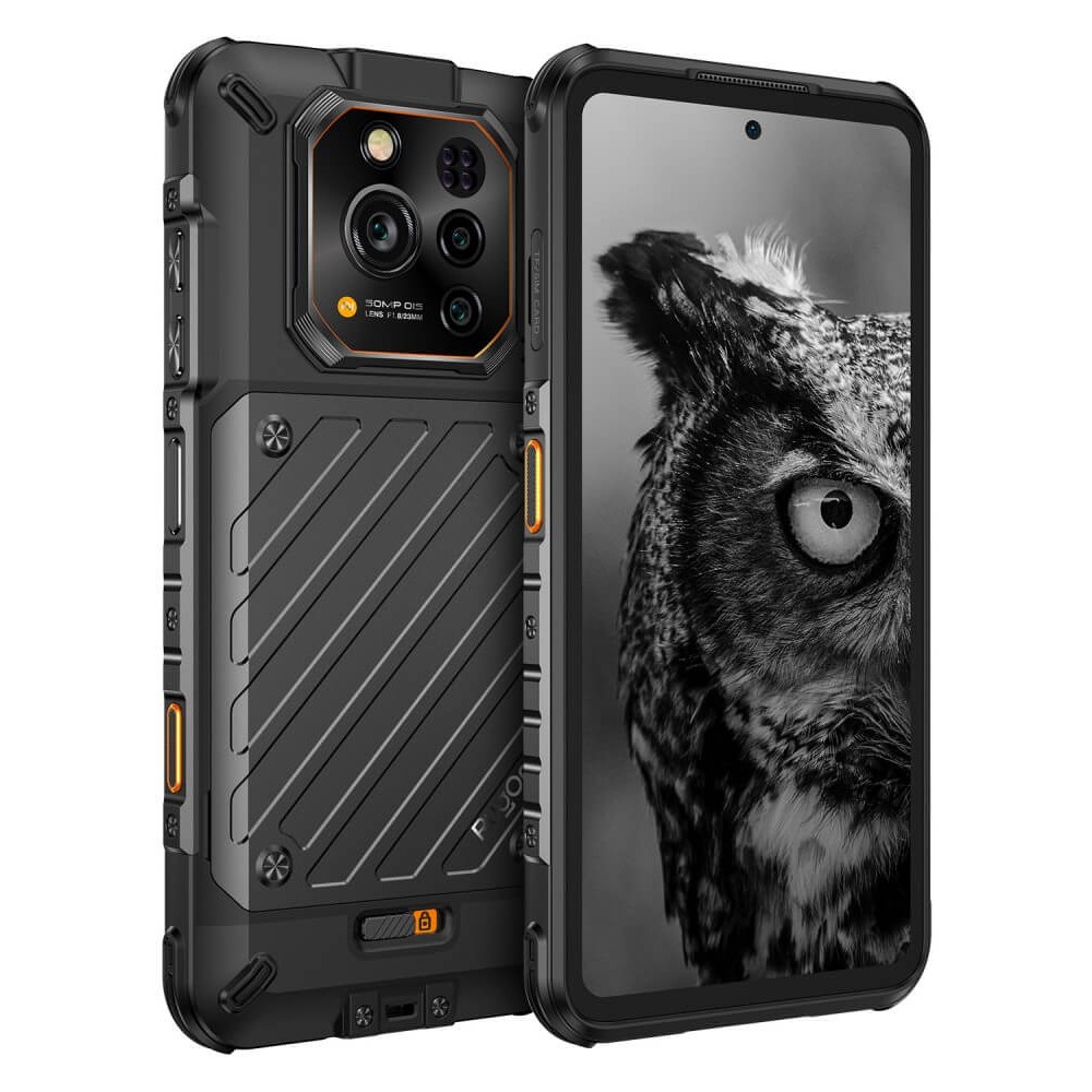 RUGONE smartphone Xever 7, 6.67", 12/512GB, 5G, 5550mAh, IP68/IP69K/MIL-STD-810H, μαύρο