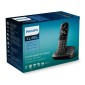 PHILIPS ασύρματο τηλέφωνο XL4951DS/34 ελληνικό μενού, τηλεφωνητής, μαύρο