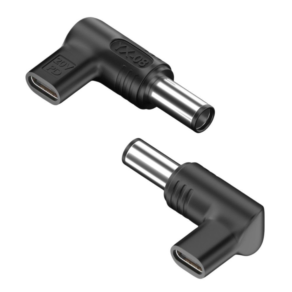 POWERTECH αντάπτορας τροφοδοσίας laptop YX-08, USB-C σε Dell 7.4x5mm, μαύρος