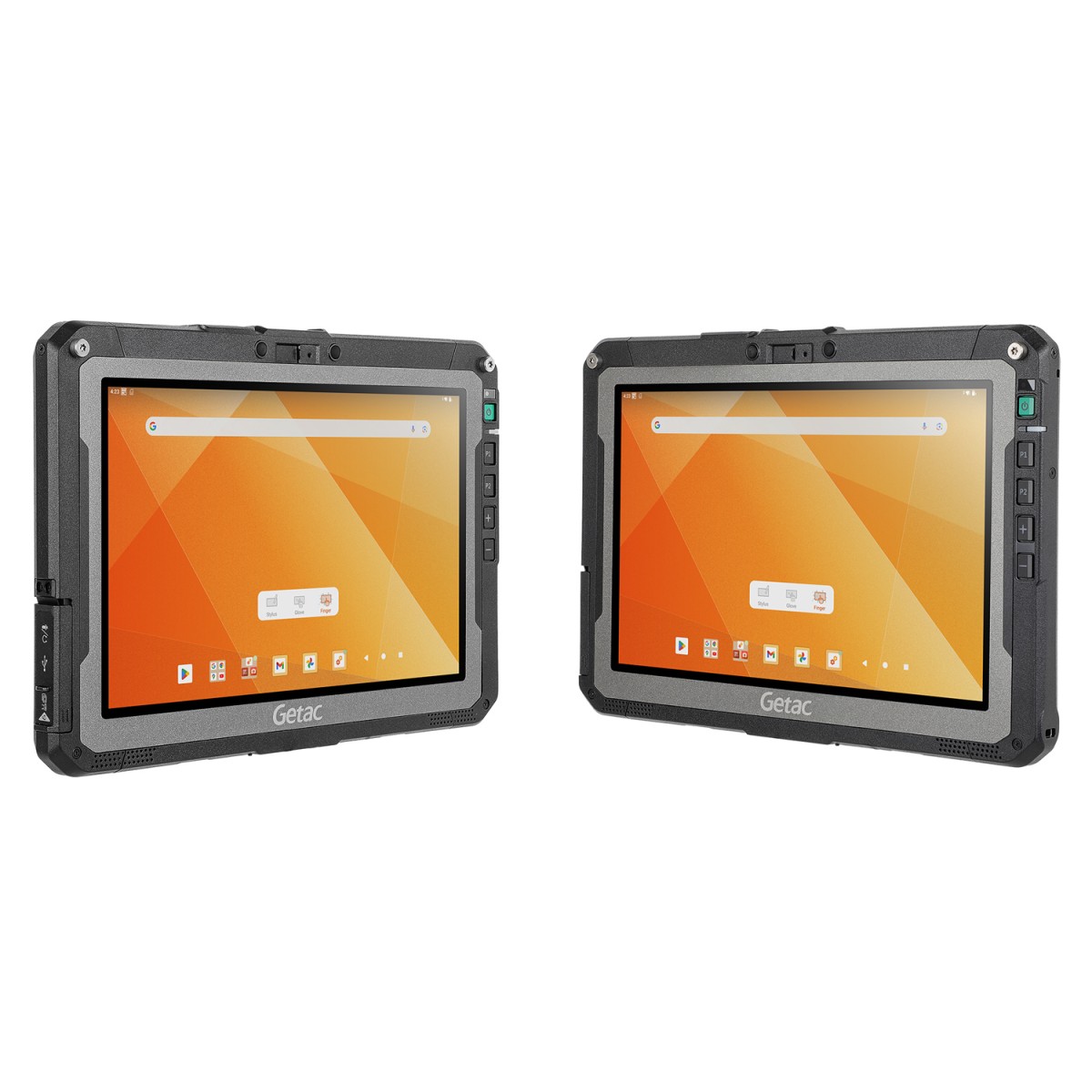 GETAC tablet ZX10G2, 10.1", 8/128GB, 4G, 4990mAh, IP66/MIL-STD-810H, Android 13, μαύρο