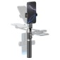 USAMS selfie stick ZB324 με τρίποδο, έως 110cm, Bluetooth, μαύρο
