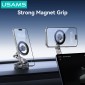 USAMS βάση smartphone αυτοκινήτου ZJ087 για ταμπλό/παρμπρίζ, μαγνητική, μαύρη