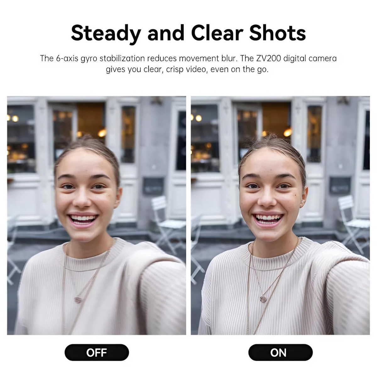 SJCAM compact φωτογραφική μηχανή ZV200, 12MP, 16x ψηφιακό zoom, μαύρη