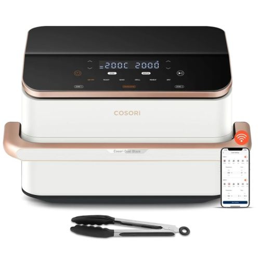 Cosori Dual Blaze TwinFry Smart Fryer Air 10L Λευκό EU CAF-TF101S-WEUR