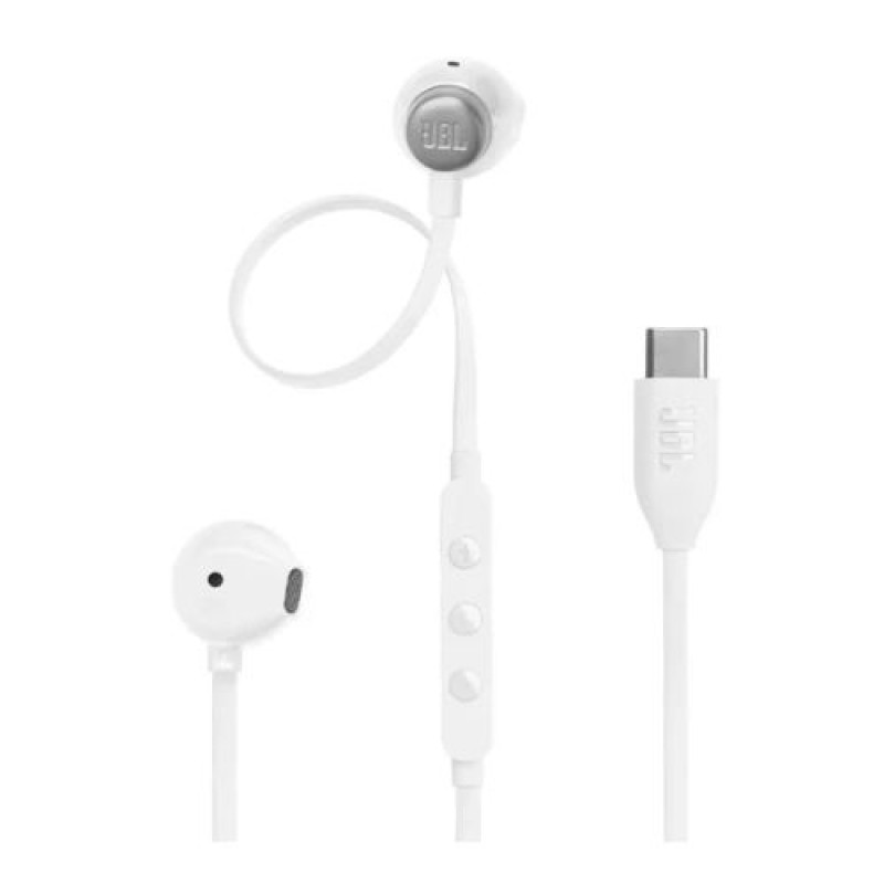 Ενσύρματα ακουστικά JBL Tune 305C In-Ear, (Τύπος- C) Λευκό EU
