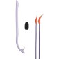 Ενσύρματο ακουστικό παιχνιδιών JBL Quantum 250 με μικρόφωνο, μωβ EU