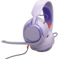 Ενσύρματο ακουστικό παιχνιδιών JBL Quantum 250 με μικρόφωνο, μωβ EU