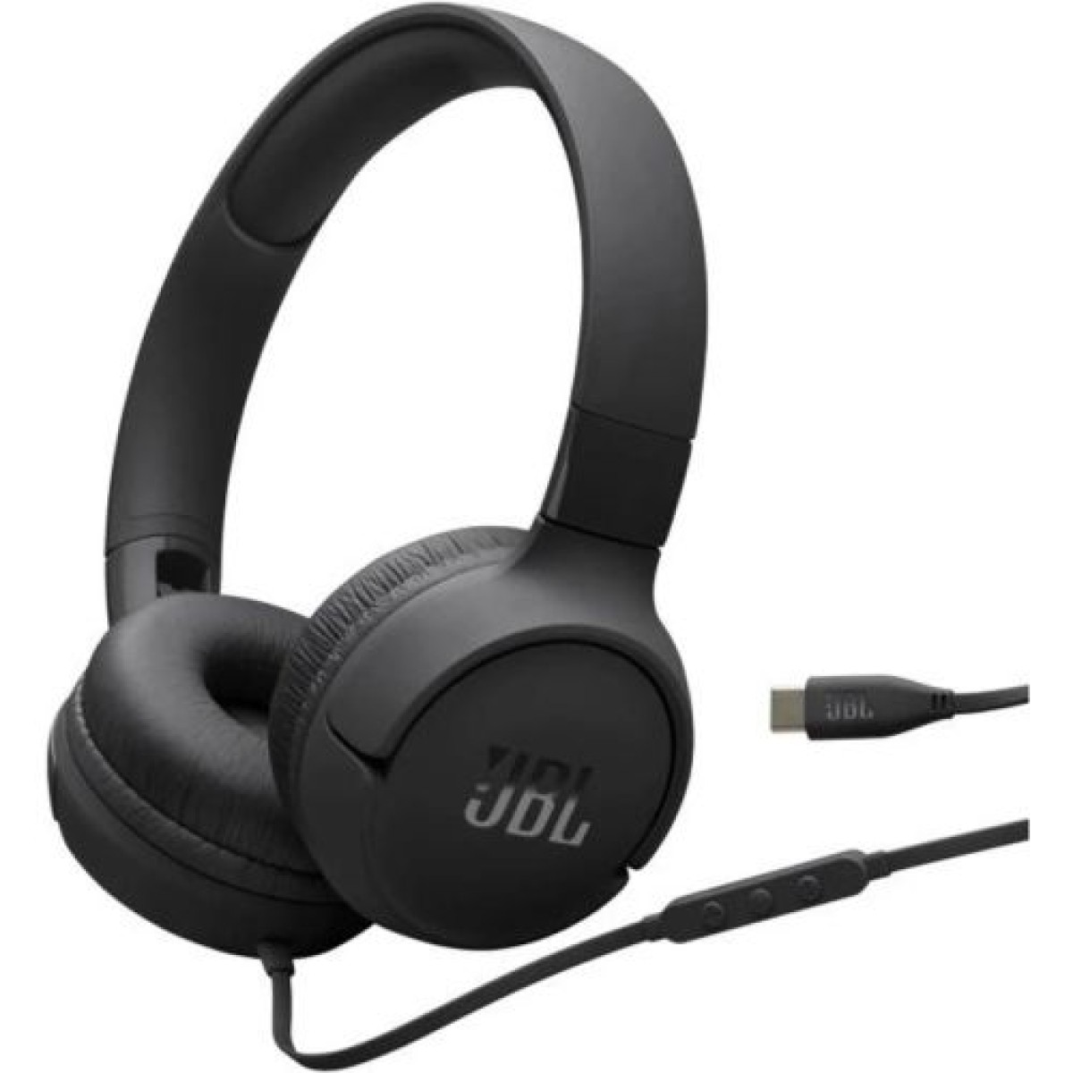 JBL Tune 520C Ενσύρματα (USB-C) On-Ear Ακουστικά Μαύρα EU