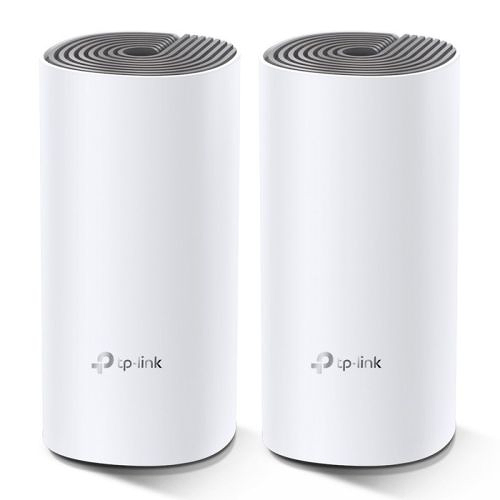 TP-Link Wi-Fi Router Deco E4 AC1200 (2pack), 1200Mbps, LAN/WAN, 802.11ac, White EU