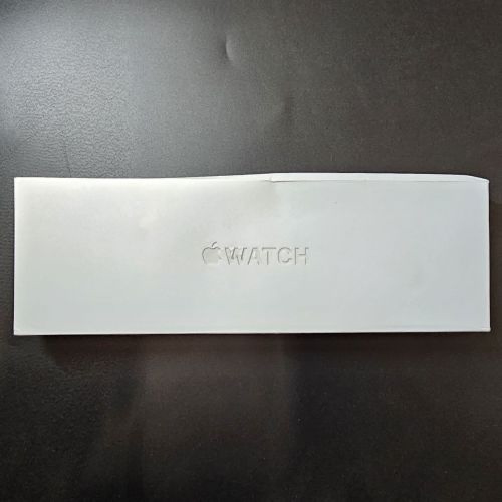 [Outlet Grade C] Apple Watch Series 10 Θήκη GPS 42mm Ασημένια Alu, Denim Sport Band S/M EU MWWA3