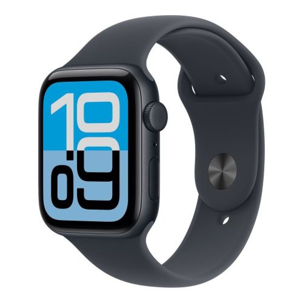 Apple Watch SE 3 (2025) GPS + Θήκη Mindnight Alu Cellular 40mm, Midnight Sport Band S/M EU MEP94
