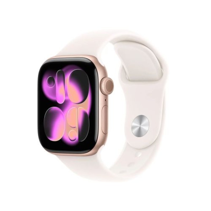 Apple Watch Series 11 (2025) Θήκη GPS 42mm Rose Gold Alu, Light Blush Sport Band S/M EU MEU04