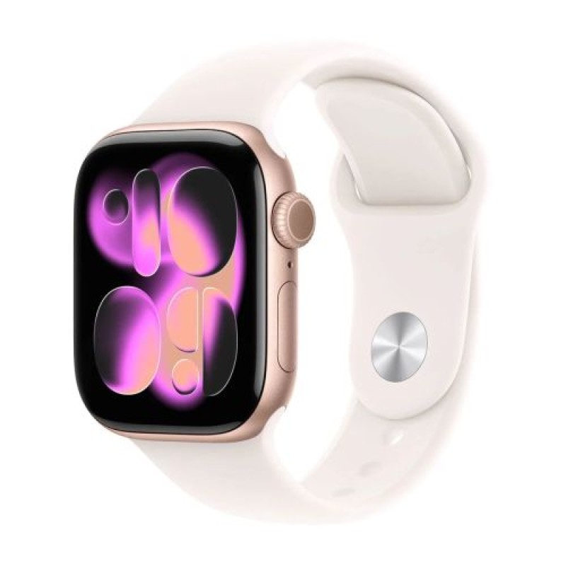 Apple Watch Series 11 (2025) Θήκη GPS 42mm Rose Gold Alu, Light Blush Sport Band M/L EU MEU44