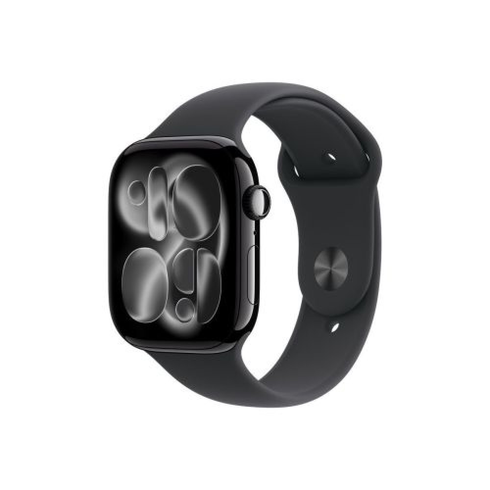 Apple Watch Series 11 (2025) Θήκη GPS 46mm Space Grey Alu, Black Sport Band S/M EU MEV04