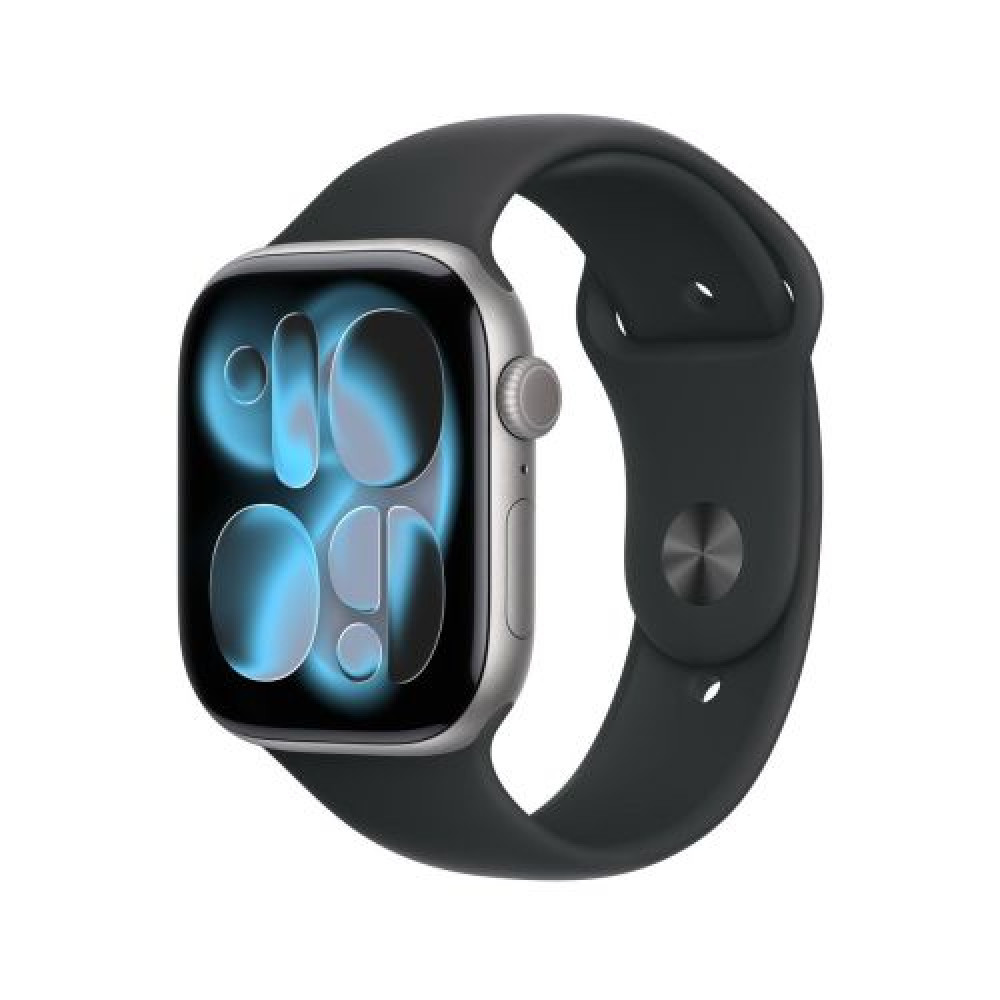 Apple Watch Series 11 (2025) GPS + Cellular 46mm Space Gray Alu Case, Black Sport Band M/L EU MFCA4Z