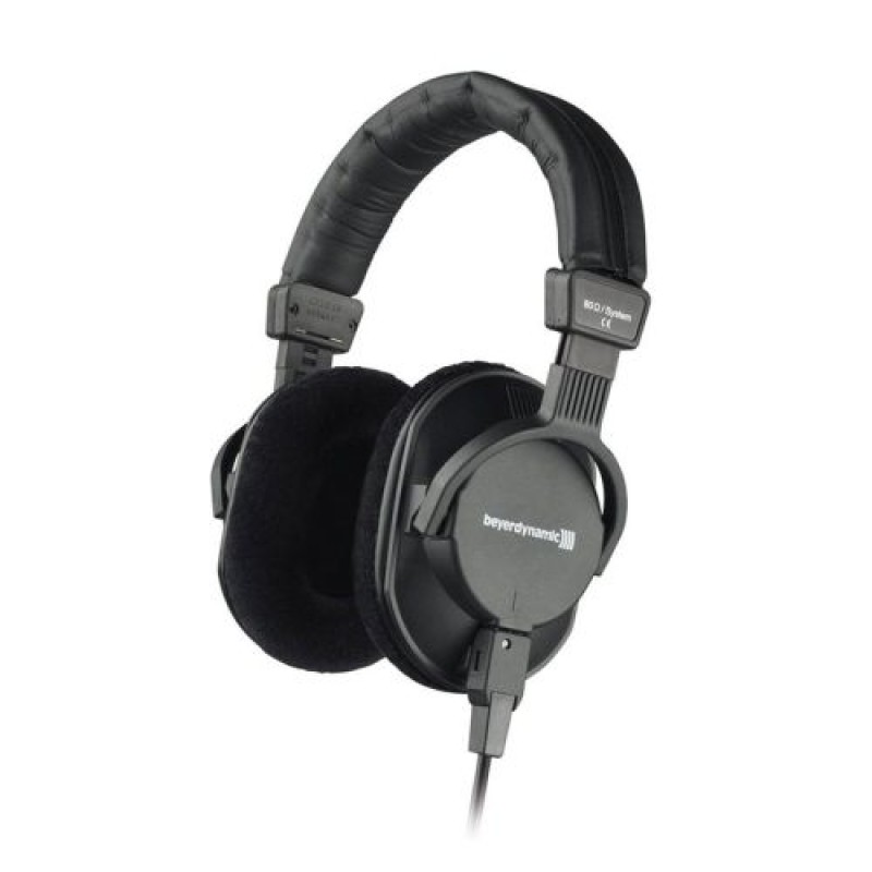 Beyerdynamic DT 250 80 Ohm Ενσύρματα ακουστικά πάνω από το αυτί με αποσπώμενο καλώδιο Μαύρο EU