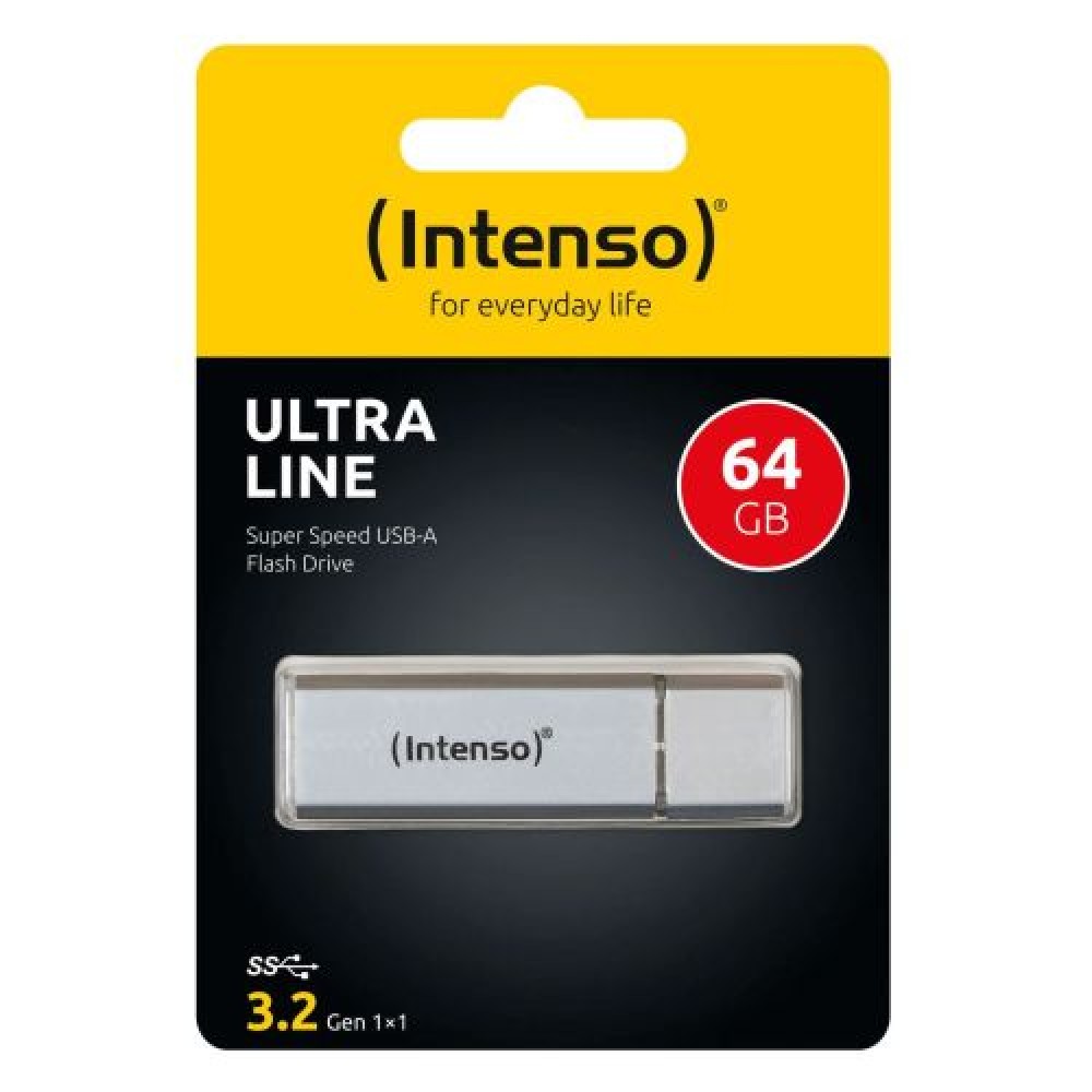 Intenso Pendrive 64B Ultra Line USB 3.2, Black EU (3531490)