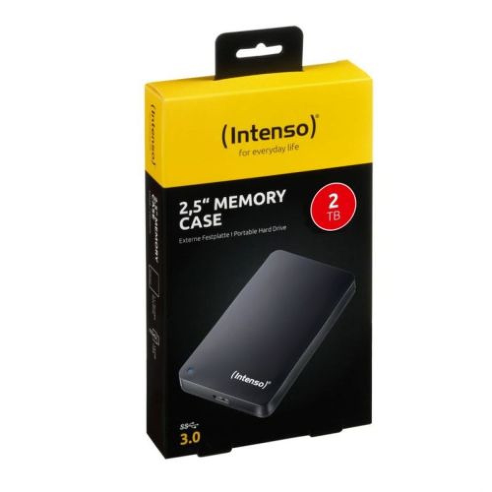 Intenso HDD Εξωτερικός 2,5" 2TB USB 3.2, Black EU (6021580)