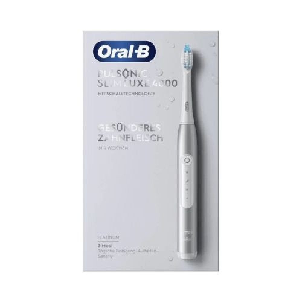 Oral-B Ηλεκτρική Οδοντόβουρτσα Pulsonic Slim Luxe 4000 Platinum EU