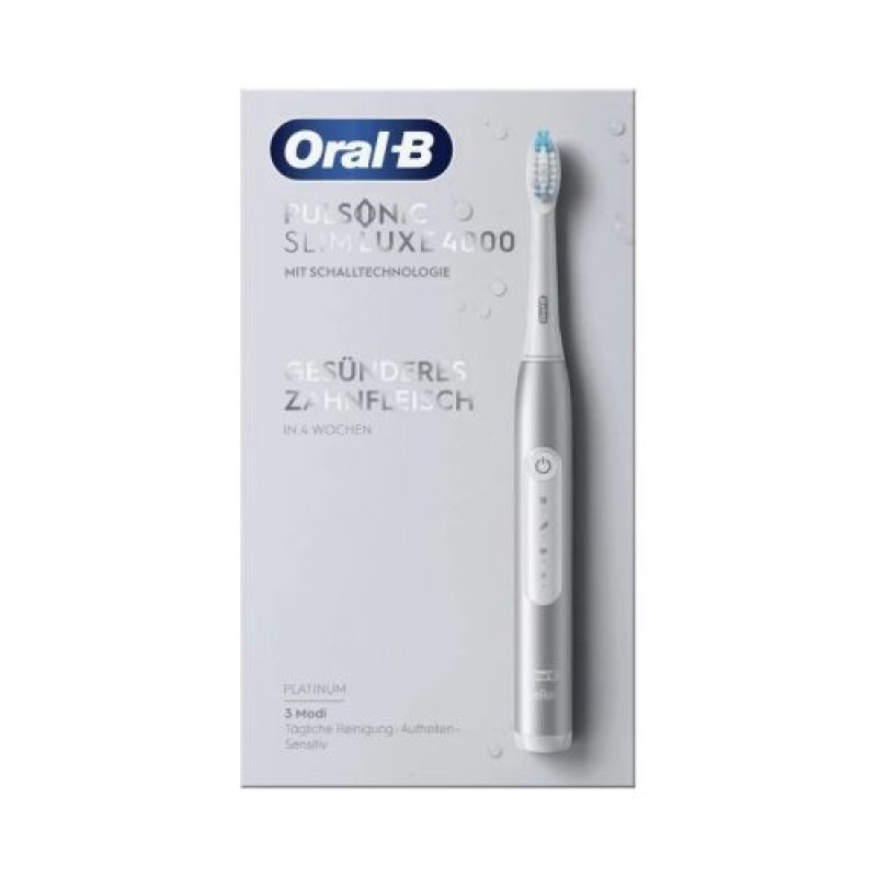 Oral-B Ηλεκτρική Οδοντόβουρτσα Pulsonic Slim Luxe 4000 Platinum EU