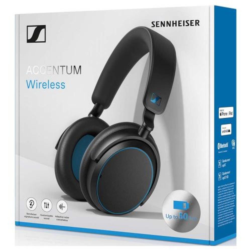 Ασύρματα ακουστικά στο αυτί Sennheiser Accentum Μαύρο/Μπλε EU