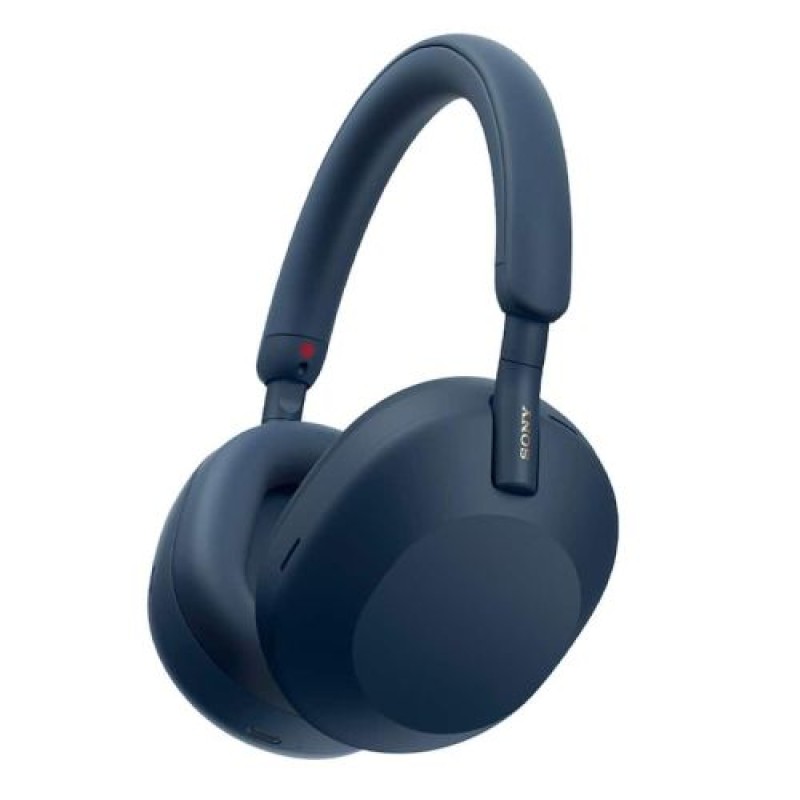 Sony WH-1000XM5 ασύρματα ακουστικά πάνω από το αυτί Bluetooth, BT 5.0, TWS, Noise Cancelling, Blue EU