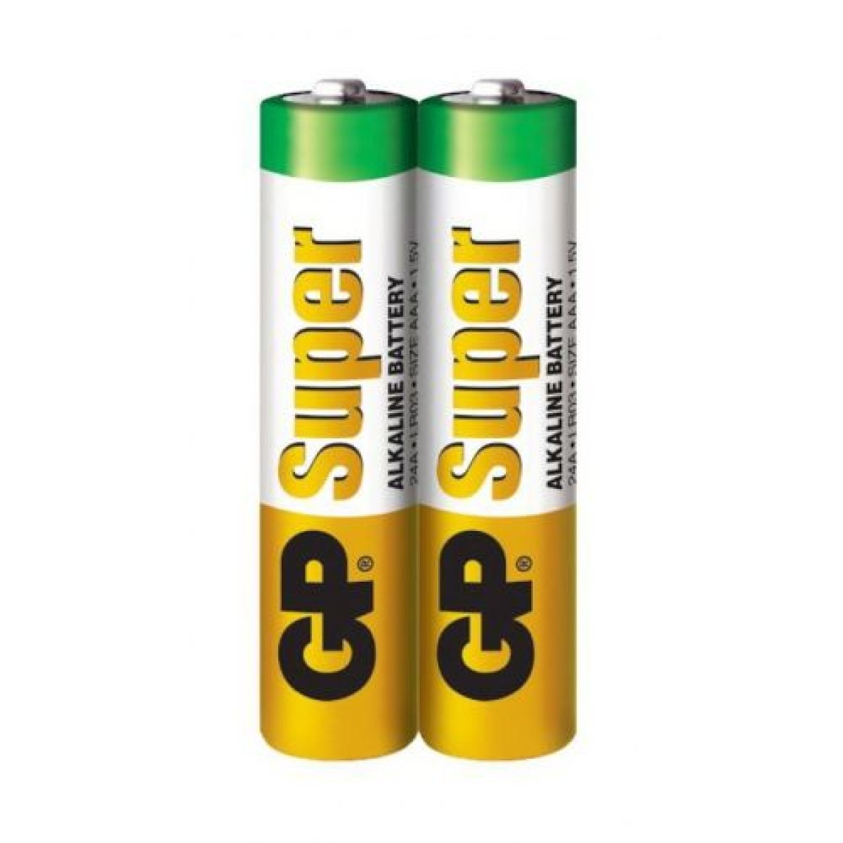 Μπαταρία GP (LR03) AAA Zinc Super (2 μπαταρίες / συρρίκνωση) 1,5 V