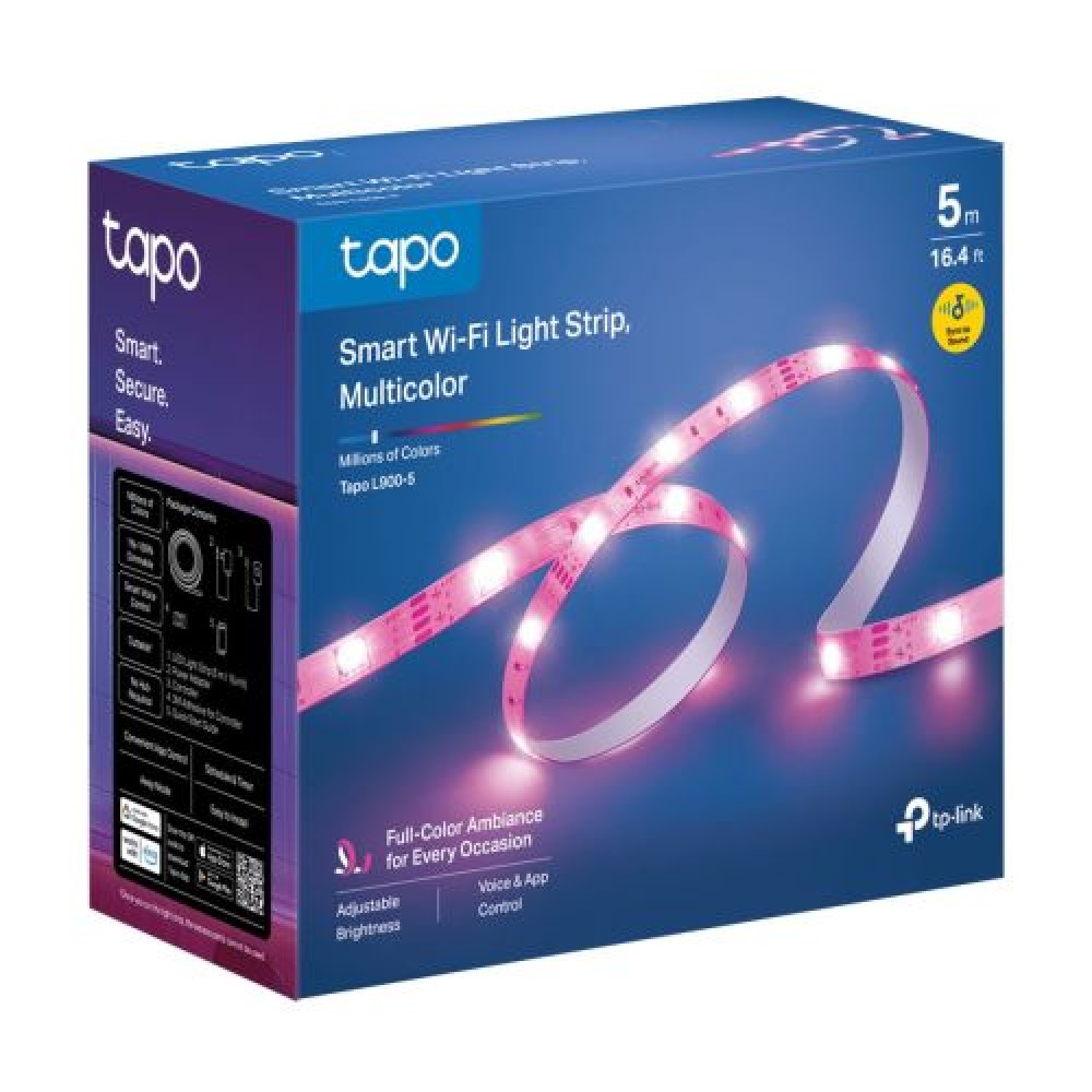 TP-Link Smart λωρίδα LED Tapo L900-5, Wi-Fi, 5m, Πολύχρωμη ΕΕ