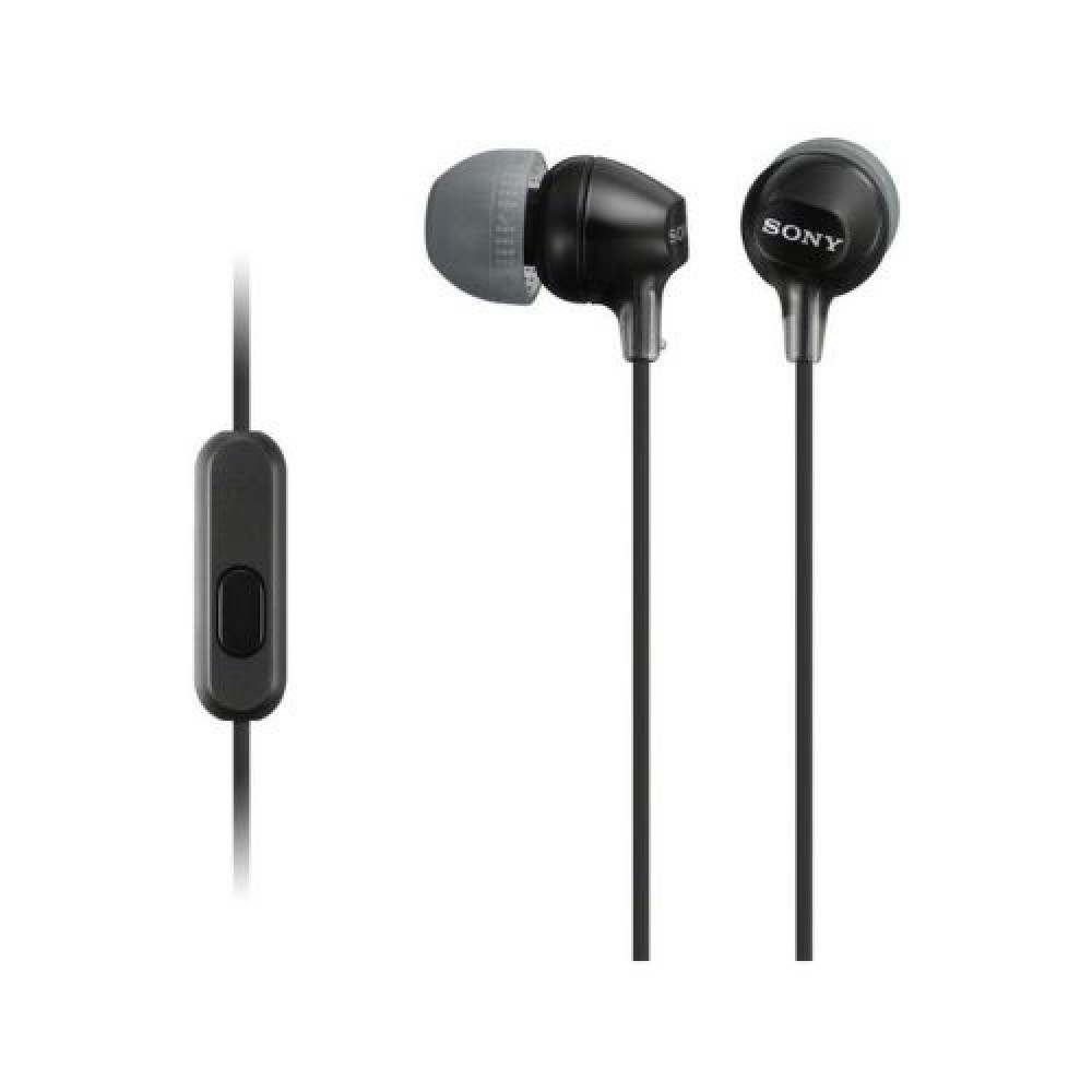 Sony MDR-EX15AP Ακουστικό εντός αυτιού με μικρόφωνο Μαύρο EU