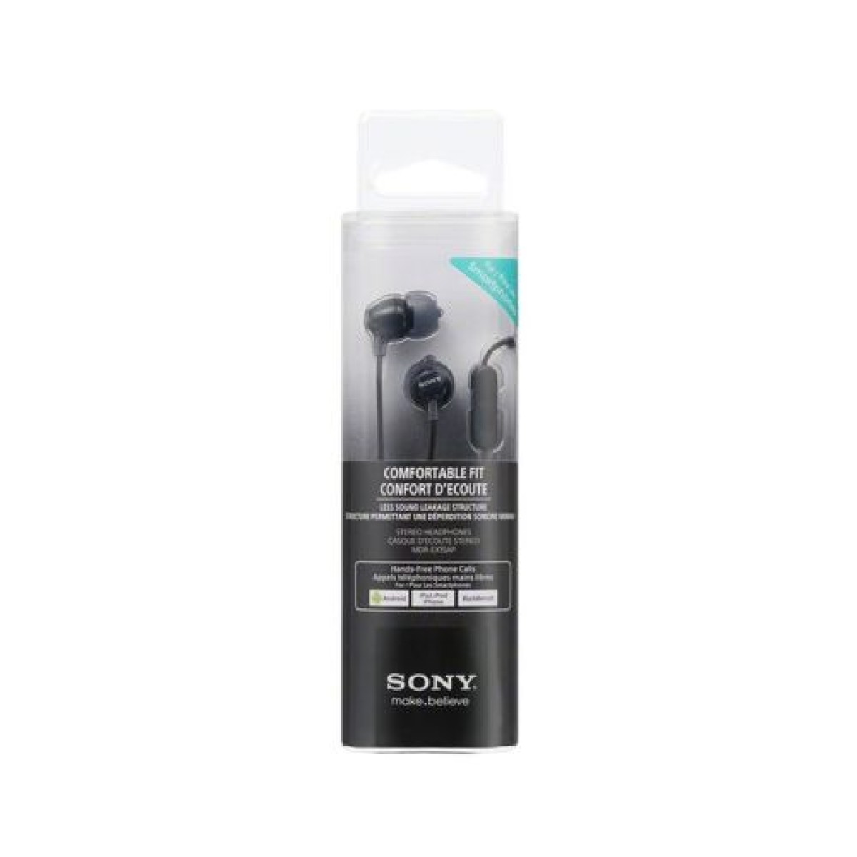 Sony MDR-EX15AP Ακουστικό εντός αυτιού με μικρόφωνο Μαύρο EU