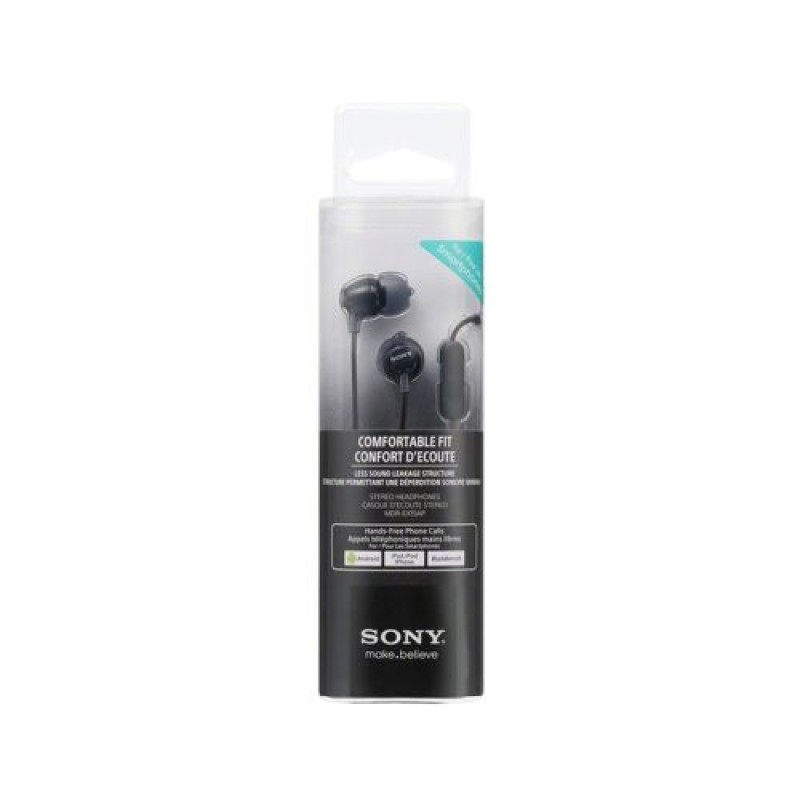 Sony MDR-EX15AP Ακουστικό εντός αυτιού με μικρόφωνο Μαύρο EU
