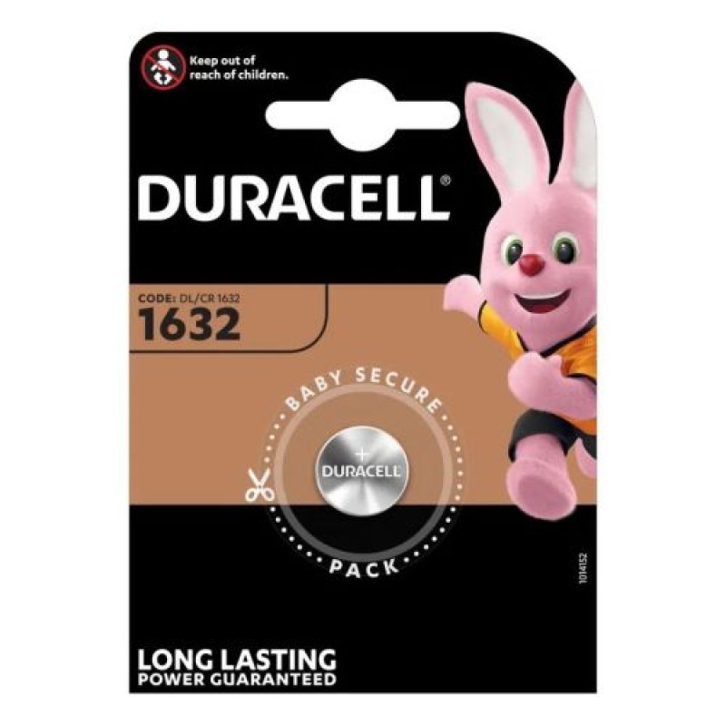 DURACELL Μπαταρία (CR1632) Κουμπί λιθίου (1 μπαταρία / blister) 3V