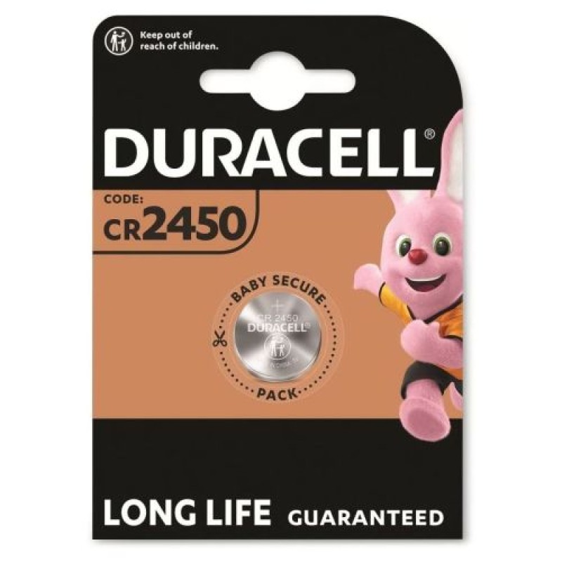 Duracell Battery (CR2450) Κουμπί λιθίου (1 μπαταρία / blister) 3V