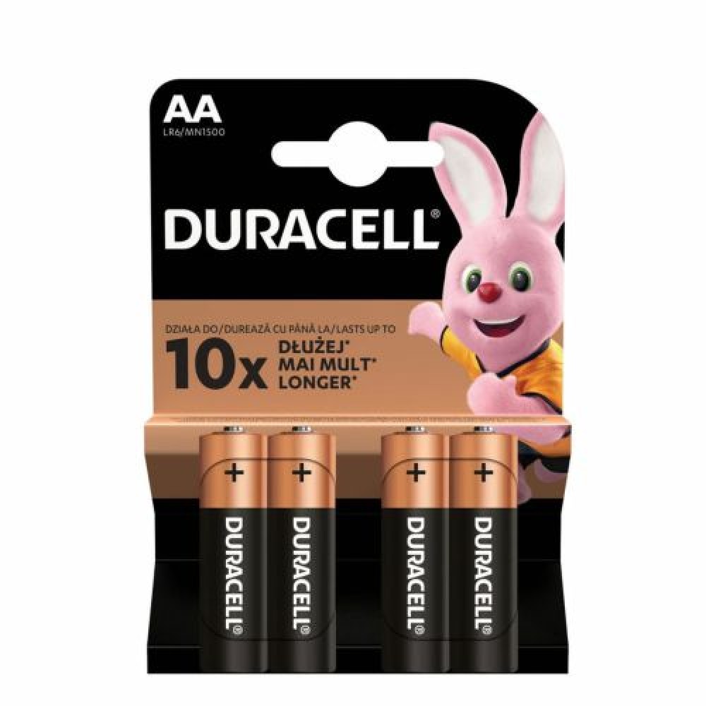 DURACELL Μπαταρία (AA) LR6 Alkaline Basic (4 μπαταρίες / blister) 1,5V