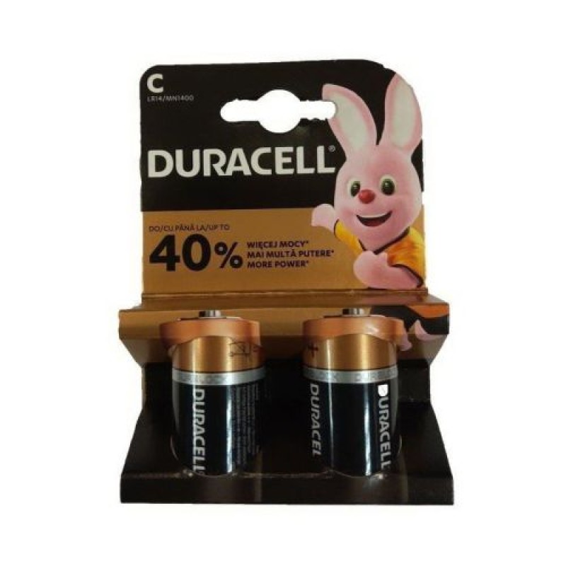 DURACELL Μπαταρία (LR14) C Alkaline Basic (2 μπαταρίες / blister) 1,5V