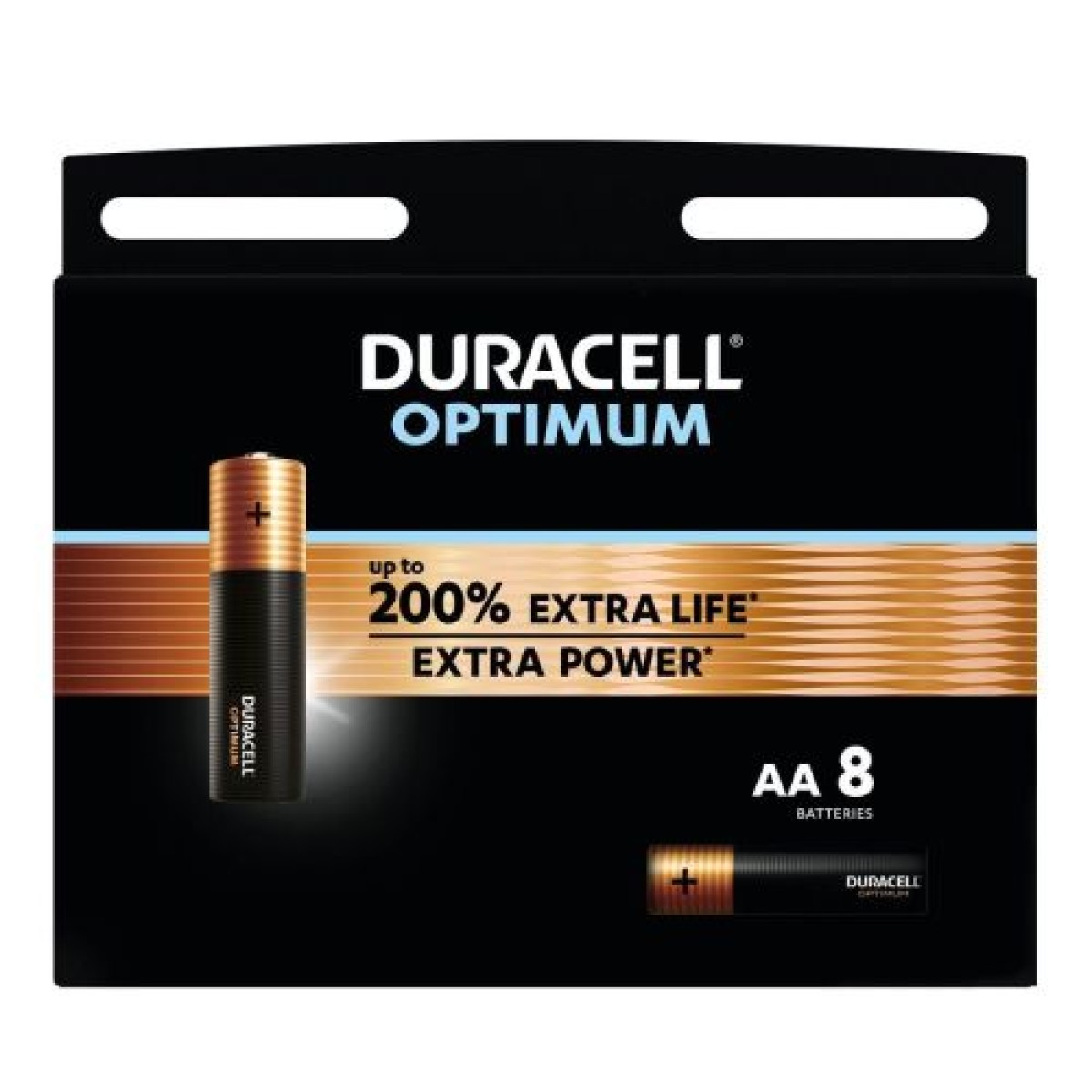 DURACELL Battery (LR6) AA Alkaline Optimum (8 μπαταρίες / blister) 1,5V