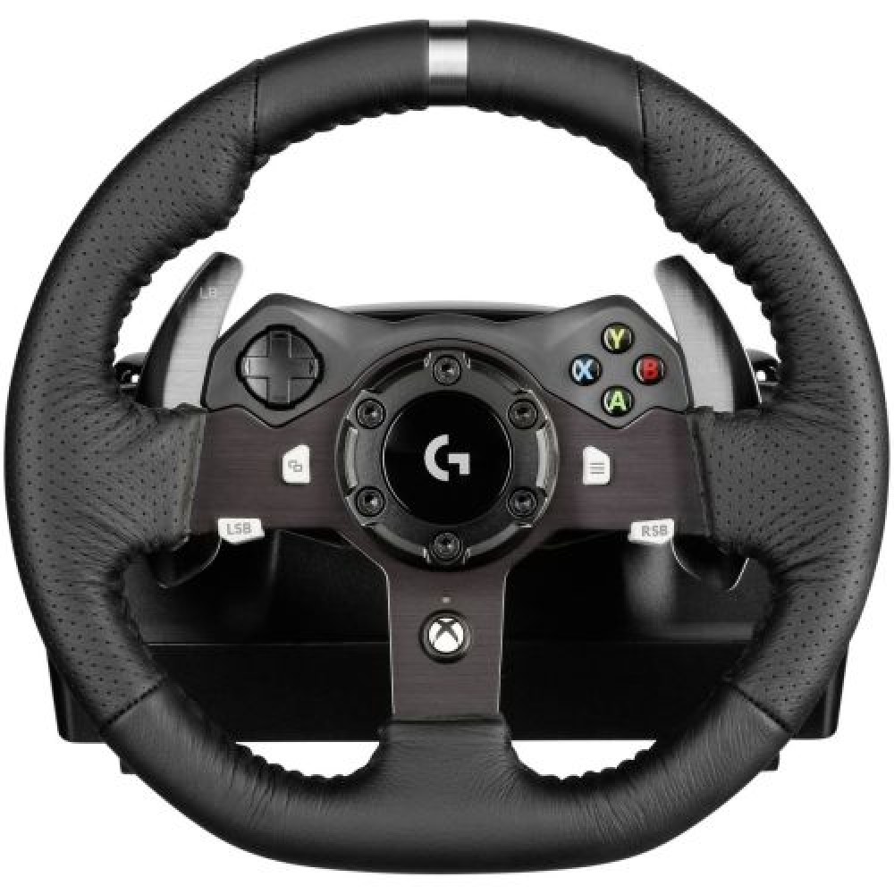 Logitech Racing Wheel G920 Driving Force with Pedals για PC, XBOX SERIES X/S, XBOX ONE Black EU (941-000123)