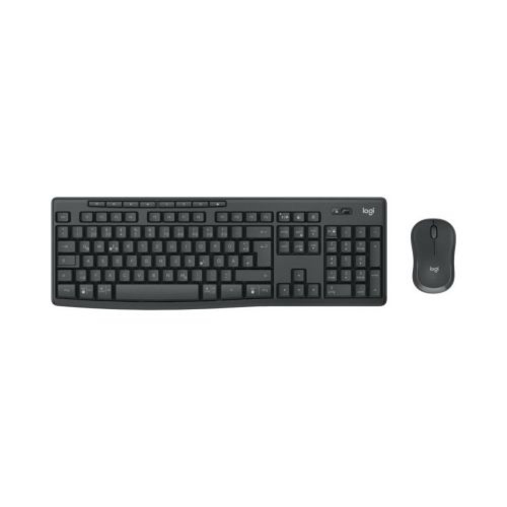 Logitech Wireless Keyboard DE (QWERTZ) και ποντίκι Combo MK370 Black EU (920-012065)