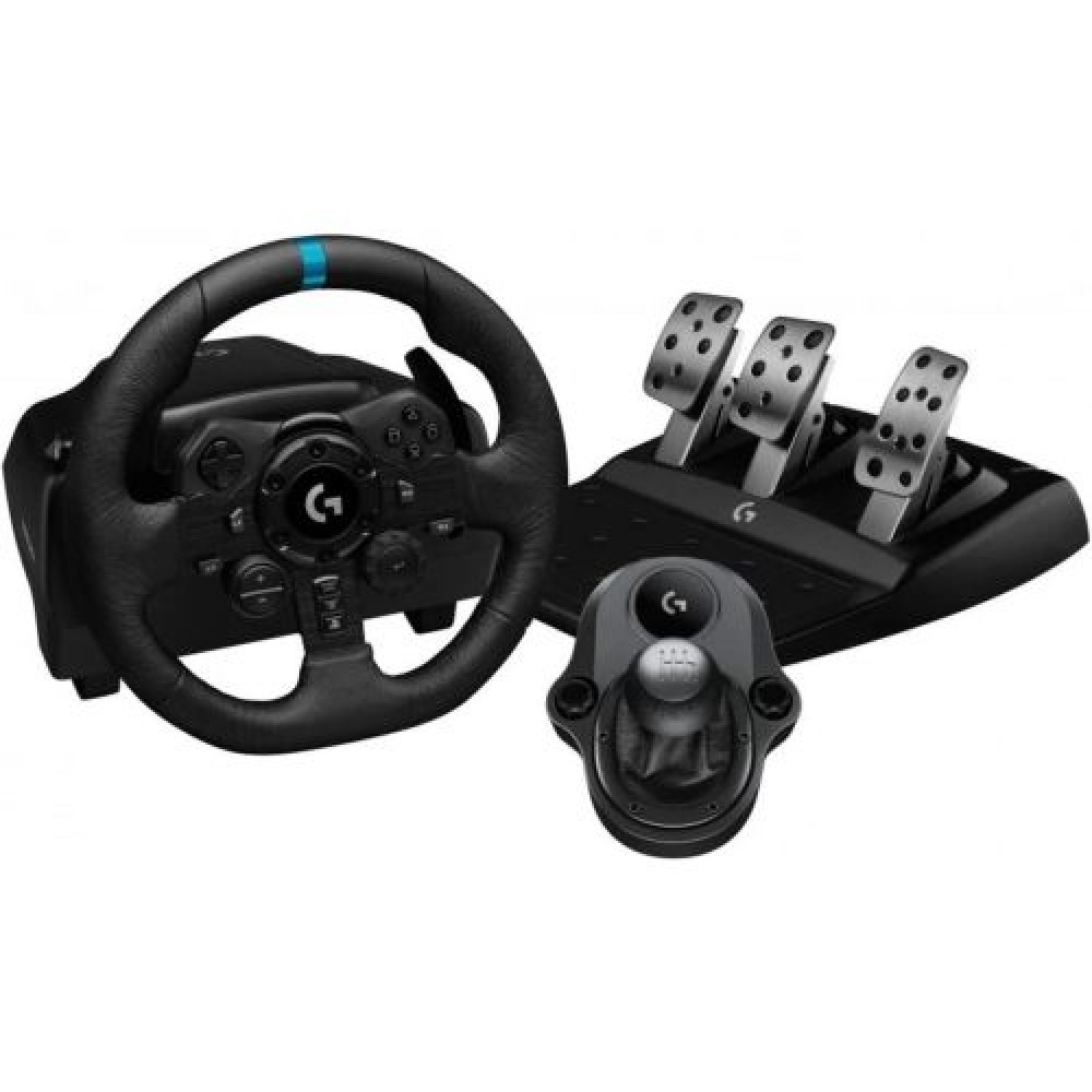 Logitech Racing Wheel G923 SE TrueForce with Pedals and Shifter (6 ταχύτητες) για PC, PS5, PS4, Black EU (991-000531)