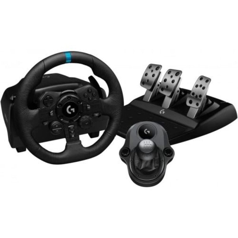 Logitech Racing Wheel G923 SE TrueForce with Pedals and Shifter (6 ταχύτητες) για PC, PS5, PS4, Black EU (991-000531)