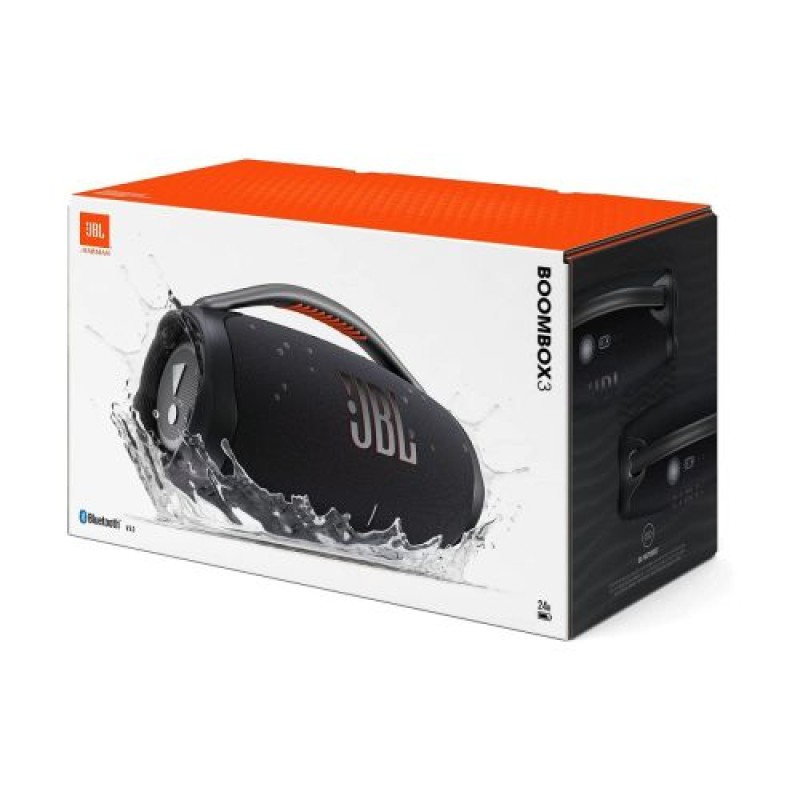 JBL Boombox 3 Φορητό Bluetooth Party Speaker Black EU