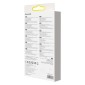Baseus HUB Metal Gleam σειράς 7-σε-1 Πολυλειτουργικό (Type-C έως 2x USB 3.0, PD 100W / HDMI 4K 30Hz / RJ45 1Gbps, Type-C βασικό) Γκρι (WKWG020113)