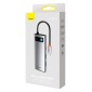 Baseus HUB Metal Gleam σειράς 7-σε-1 Πολυλειτουργικό (Type-C έως 2x USB 3.0, PD 100W / HDMI 4K 30Hz / RJ45 1Gbps, Type-C βασικό) Γκρι (WKWG020113)