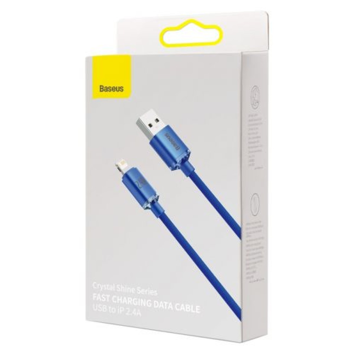 Baseus Lightning Crystal Shine Cable Cable Fast Charging Data Cable 2.4A 1.2m Μπλε (CAJY000003)