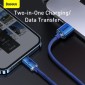 Baseus Lightning Crystal Shine Cable Cable Fast Charging Data Cable 2.4A 1.2m Μπλε (CAJY000003)