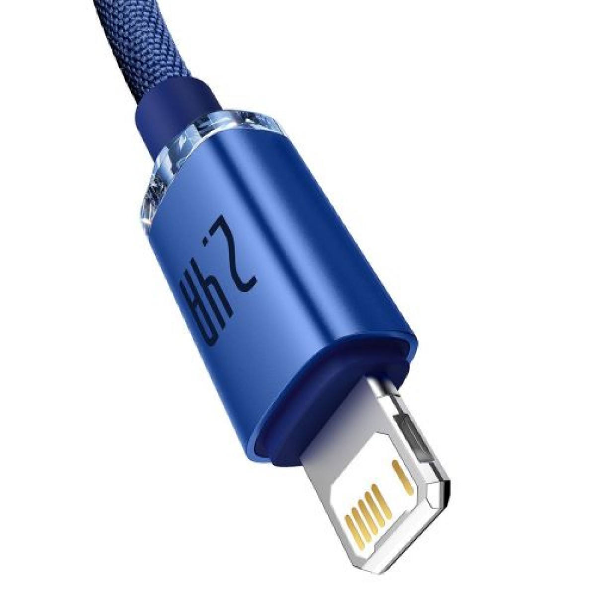 Baseus Lightning Crystal Shine Cable Cable Fast Charging Data Cable 2.4A 1.2m Μπλε (CAJY000003)