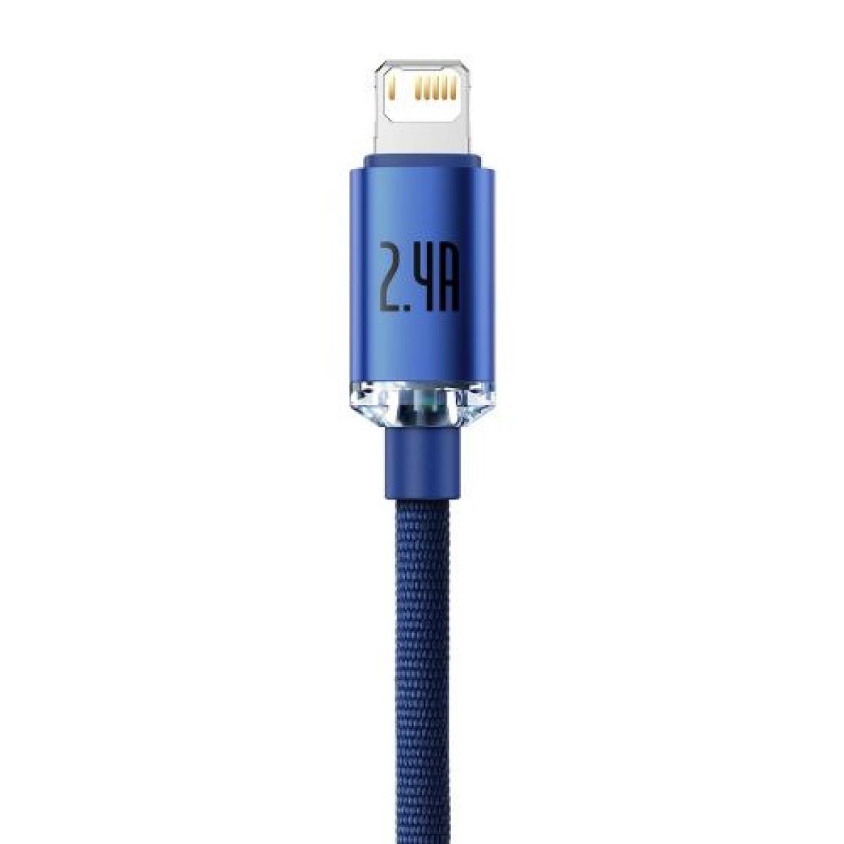 Baseus Lightning Crystal Shine Cable Cable Fast Charging Data Cable 2.4A 1.2m Μπλε (CAJY000003)