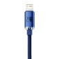 Baseus Lightning Crystal Shine Cable Cable Fast Charging Data Cable 2.4A 1.2m Μπλε (CAJY000003)