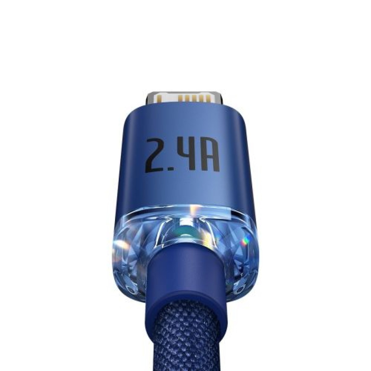 Baseus Lightning Crystal Shine Cable Cable Fast Charging Data Cable 2.4A 1.2m Μπλε (CAJY000003)